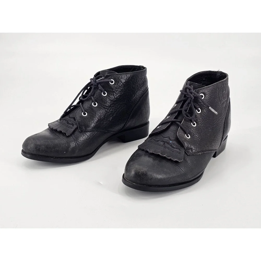 Ariat Black Equestrian Riding Boots ATS Equipt Advanced Torque Women's‎ Sz 5.5